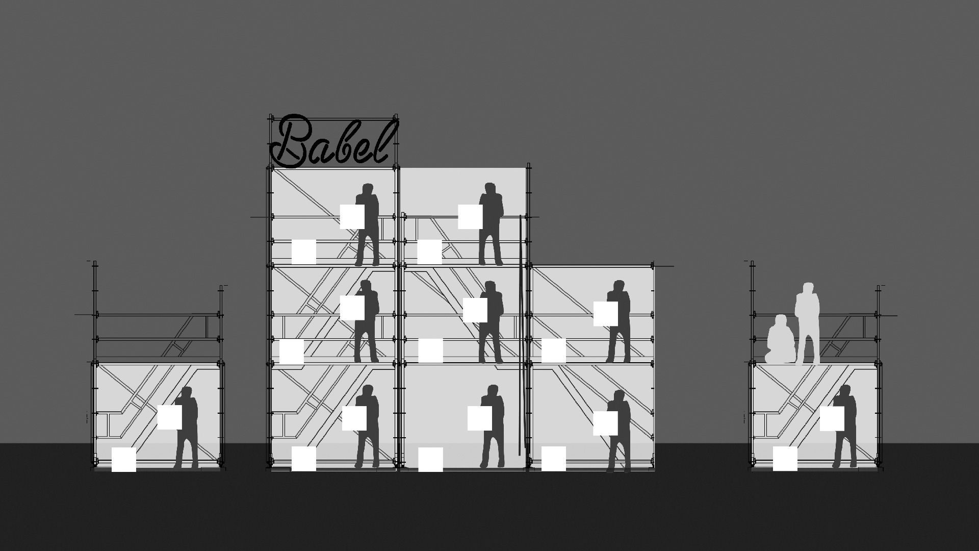 Une scène de la comédie musicale Babel l’Héritage